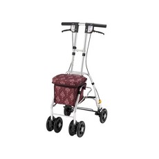마키텍 실버카 레제 다마스크 레드 경량 컴팩트 앉을 수 있는 SX-4RD, 1개