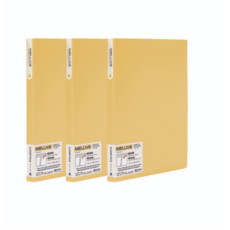 희망사무포인트 멜리브 더블클리어파일 40매, 3개, 네이비