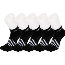 삭스이즘 여성 발가락양말 단목 발등메쉬 5켤레