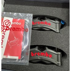 【現貨 】正 Brembo Stylema 輻射卡鉗 黑底紅字 黑紅 左邊 右邊 孔距100mm M50s, 1個, 左卡100mm