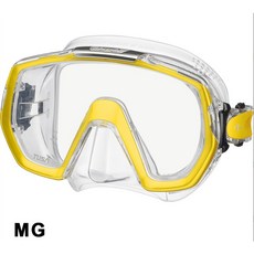 TUSA FREEDOM ELITE M-1003 透明矽膠 單面鏡 潛水面鏡, MG