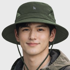 에버렛 자외선차단 대두 등산 낚시 모자, 카키, XL(대두용 62mm)