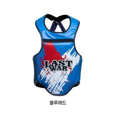 권투장비 스파링 킥복싱 무에타이 펀칭 격투기 가슴보호대 복싱장비 복싱 권투글러브, 파랑/빨강(6개월 손상)