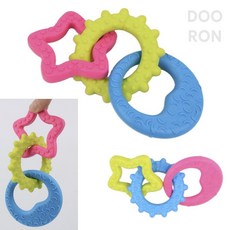 두론샵 강아지 끈 장난감 뼈모양 컬러랜덤 터그놀이 물기 놀잇감