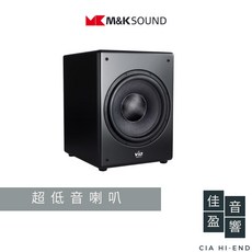 MK M&K SOUND V12 超低音喇叭 公司貨 佳盈音響, 黑色