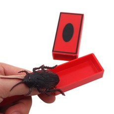 공포 바퀴벌레 마술 트릭 재미 있은 가까이 거리 마법사 갑자기 나타나는 특수 효과 소품 무서워 개그 조커, 1개