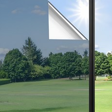 소브홀릭 창문 사생활 보호필름 단열필름, 실버