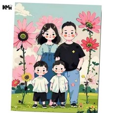 그림그리기세트 캔버스그림그리기 그림배우기 명화그리기세트