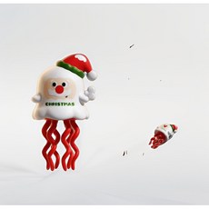 迷你跳舞幽靈 發條玩具 創意解壓 兒童益智玩具 新年禮物, 發條舞蹈聖誕, 1個