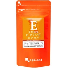 (ogaland) E (90 3 오거랜드 천연 유래 비타민 캡슐 마리 약 개월 분) 토코페롤, 1g, 1개
