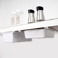 슬라이딩 홀더 레일 2개입 공간활용 수납보조 틈새공간 정리, 슬라이딩 홀더(5650), 타입:슬라이딩홀더(5650)