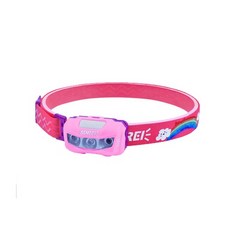 山力士 BEBE 兒童防水頭燈 IPX6輕量戶外頭燈 露營登山LED頭燈, 1個, 粉紅頭燈+粉紅頭帶, 淺藍+粉(藍