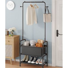 키밍 스탠드 옷걸이 행거 옷가게 인테리어 소품 촬영, 2단화이트