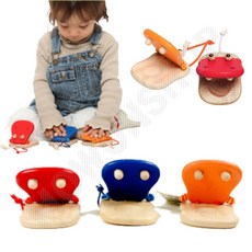 캐스터네츠 아기타악기 캐스터내츠 만2세교구 하마 나무악기 악기장난감, 1개