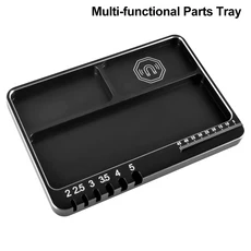 마그네틱 패드가있는 9IMOD RC 나사 트레이 알루미늄 합금 자석 비행기 자동차 보트 도구 용 보관 플레이트, Multi functional Tra, 1개