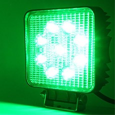 27W 방수 LED집어등 녹색 써치라이트 지게차led라이트