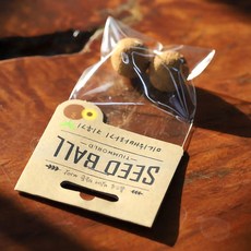 슬로시 허브 방울토마토 해바라기 씨드볼 깃발 씨앗 심기 식물 키우기, 씨드볼(미니해바라기)