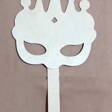 달빛M 나무손잡이가면 왕관파티 가면만들기재료