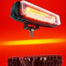 지게차 안전 램프 레드라인 초고휘도 후방 지게차 라인 램프 작업 차량용 슬림형 경고등 산업용 브라켓