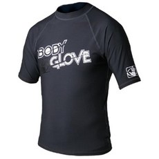 Body GLOVE 러브 남성용 베이직 래쉬가드 레드 XS
