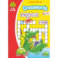 (영문도서) School Zone Crosswords Workbook Paperback, English, 9781589470750