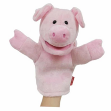 인형극놀이 손인형 돼지 입벌어지는돼지인형 핸드퍼펫, 본상품