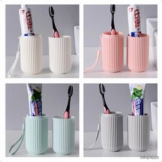 세면용품 휴대용칫솔치약통 칫솔치약케이스 칫솔보관함, 그레이, 1개