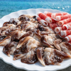 [천상의맛] 쫄깃 탱글 자연산 완전손질 여수 새조개 샤브샤브용, 1개, 200g(손질)