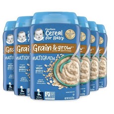 Gerber 시리얼 저버 2차 식품 곡물 성장 잡곡 8온스 6개 묶음