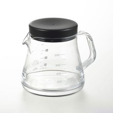 아케보노 커피 서버 스트롱 블랙, 뚜껑 + 커피서버, 1개, 500ml