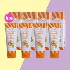 그레이스데이 멀티비타민 자몽 폼클렌징 (4개) 저자극 딥클렌징 각질노폐물제거 풍부한거품, 1개, 100ml