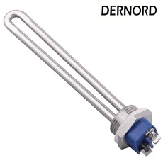 DERNORD 침수 히터 220V 잠수정 온수기 요소 스테인레스 스틸 304 1 인치 BSP 500W/750W/1000W/1500W, 01 500w, 01 220V용, 03 only heater