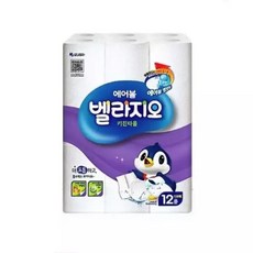 벨라지오 기름기제거 에어볼 키친타올 150매 12롤 키친타월