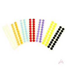 로리 원형 벨크로스티커 (지름2cm), 보라