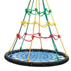 원형그네 밧줄 놀이 밸런스 유치원 그물 훈련 해먹 야외, B. 등반 로프 노란색