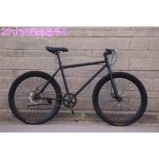 입문용 자전거 로드 바이크 경주용 청소년 대학생 통학용, Q / 26인치 휠 / 듀얼디스크, 1개