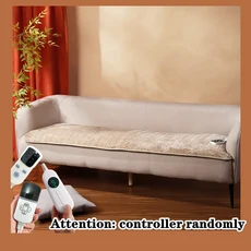 8단계 온도 조절 원적외선 난방 쿠션 뷰티 살롱 침대 전기 담요 탄소 섬유 열, 01 EU  PLUG, 05 55X180cm 80W