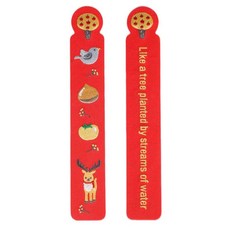 Hiviva Streams of Water가 심은 나무처럼 성경 구절이 있는 기독교 자수 책갈피 여성 어린이 및 책 애호가를 위한 영감을 주는 종교 마커 선물 2개 세트