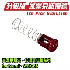 Poseidon 海神升級版冰鑿系統瓦斯飛鏢套件，適用於馬牌、WE GBB系統，提升射擊精準度, 1個