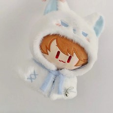 20cm娃衣動物造型斗篷海星頭套，可愛蛋糕棉花小斗篷娃娃換裝配件，多款造型任您選擇, 1個, 10cm斗篷