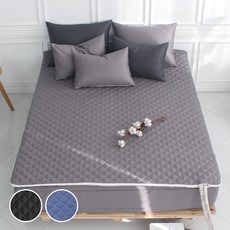 자요 국내산 면 스위트 온열 온수매트커버 전기매트커버, 진그레이