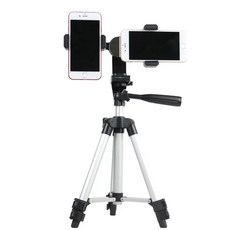 YiDA 「腳架自備」雙手機直播腳架 可接三腳架 燈架 環形燈配件等, 1個