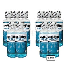 리스테린 쿨민트 세균억제 구강청결제, 100ml, 10개