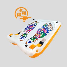 台灣橋堡 Bridgeport 2025年式 日本版 2IN1 美腿護脊拉筋板 (SGS認證), 夕陽橘