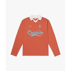 골스튜디오 GOALSTUDIO FC VINTAGE LONG SLEEVE POLO SHIRT-ORANGE 224461