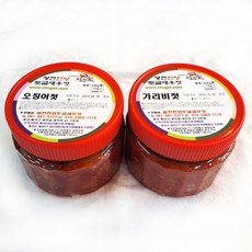 [젓갈세트 500g*2종] 오징어젓+가리비젓 [토굴안애 광천젓갈] 특별할인행사!, 1개