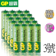 超霸GP 3號 4號 綠能特級碳鋅電池 4入 8入 12入 16入, 4號16入