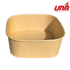 정사각 크라프트 1300ml 몸통, 1개, 300개