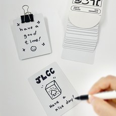 JL 고급 싸인 메모지 카드(양면백지)(JL Double Blank Card), 1덱