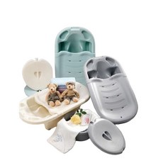 베베캐슬 유로스타 항균 국민 아기욕조 샴푸버디세트 신생아 유아욕조 0-36개월사용 3컬러 출산선물, 내추럴그레이